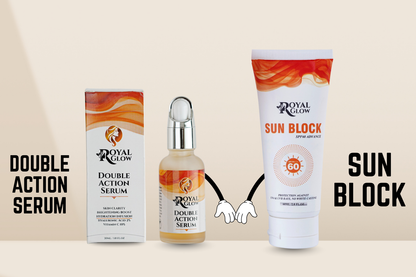 SERUM + SPF60 SUNBLOCK