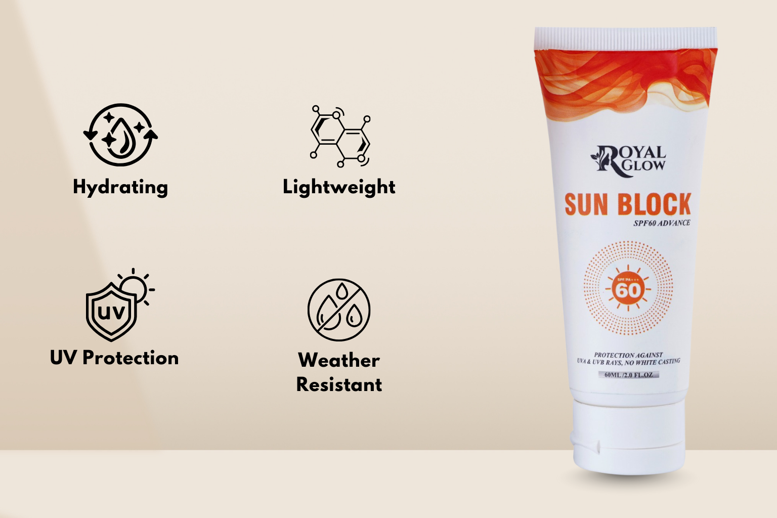 SUN BLOCK SPF PROTECTION (UVA & UVB)